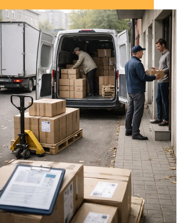 Доставка грузов от двери до двери с таможней от 48317 руб.