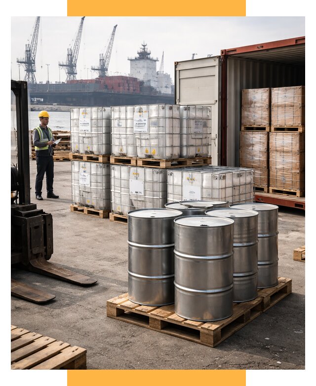 Доставка химического сырья из Индии от 268425 р. | СетСервис-Чбр