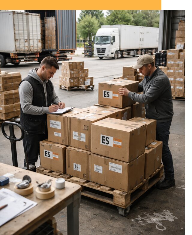 Доставка грузов в Испанию автотранспортом от 37580 руб