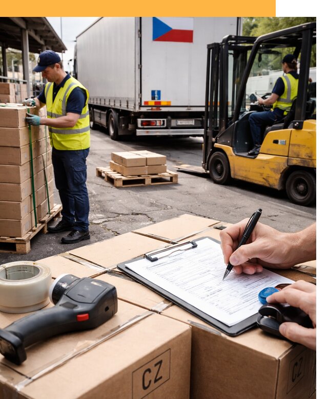 Доставка грузов в Чехию от 37580 руб, международные перевозки