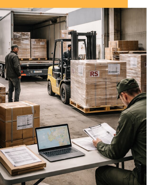 Доставка грузов в Сербию от 48317 руб, международные перевозки