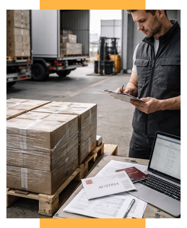 Доставка в Австрию от 69791 р. Логистика и экспорт СетСервис-Чбр