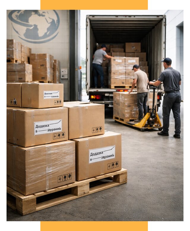 Доставка грузов в Израиль и экспорт от 48317 р. СетСервис-Чбр