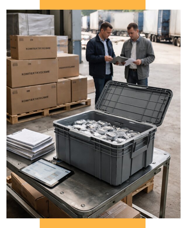 Перевозка комплектующих из Китая от 6979 р. | СетСервис-Чбр