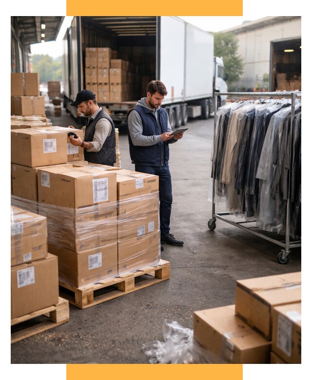 Перевозка и доставка одежды из Китая от 8053 р., СетСервис-Чбр