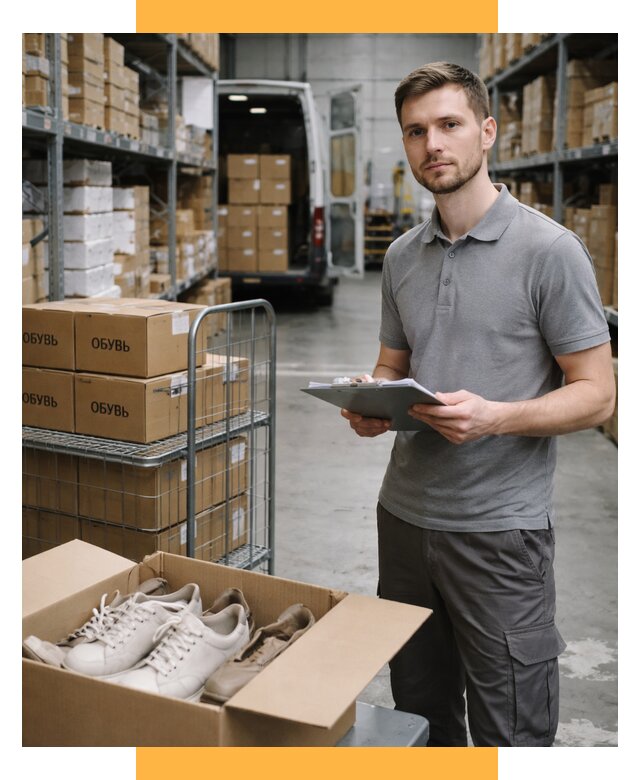 Доставка обуви из Китая и Турции от 4832 р. СетСервис-Чбр