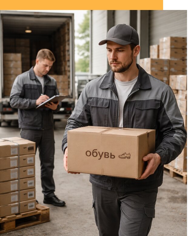 Международная перевозка обуви с таможенным оформлением от 4832