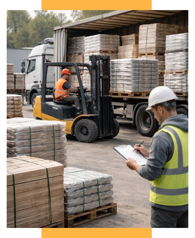 Перевозка строительных материалов от 5905 р. | СетСервис-Чбр