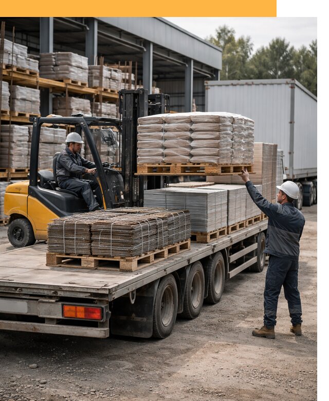 Перевозка строительных материалов по миру от 5905 руб