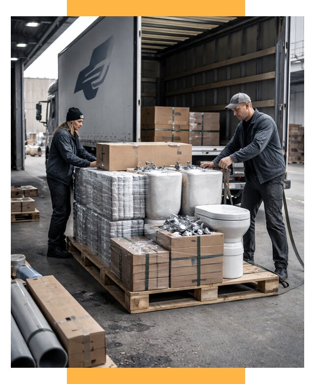 Перевозка сантехники под ключ от 1933 р. | СетСервис-Чбр