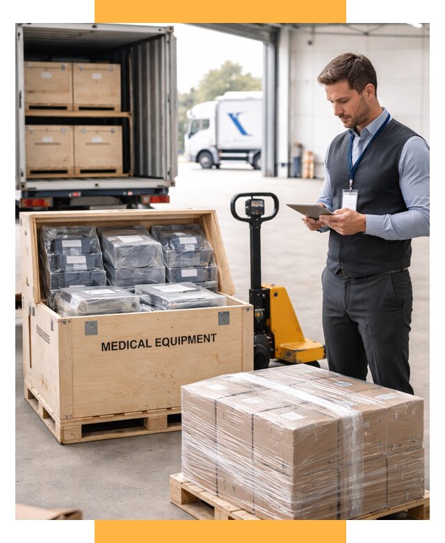 Перевозка медицинского оборудования от 16106 р. в СетСервис-Чбр