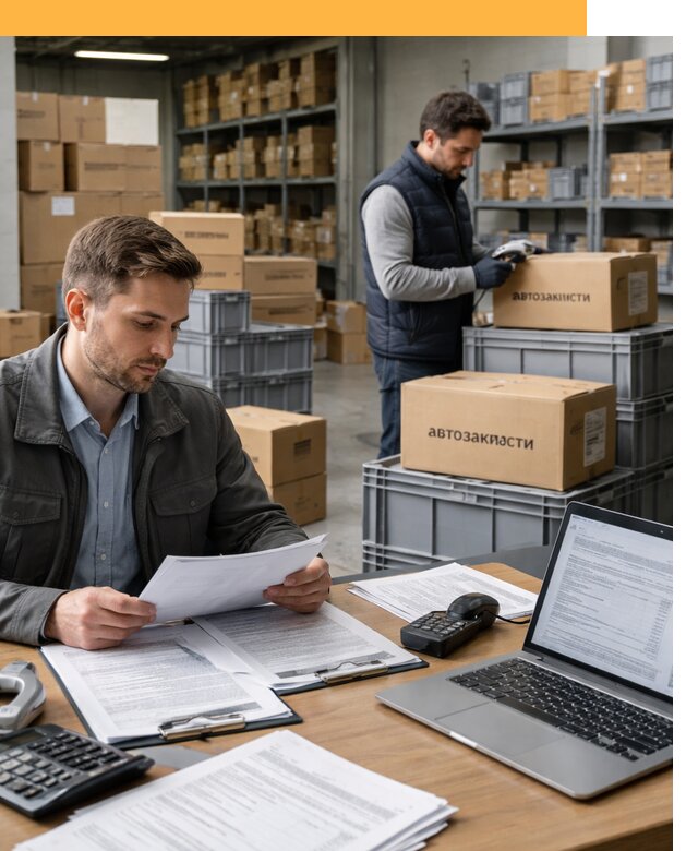 Таможенное оформление автозапчастей по выгодным тарифам от 9126