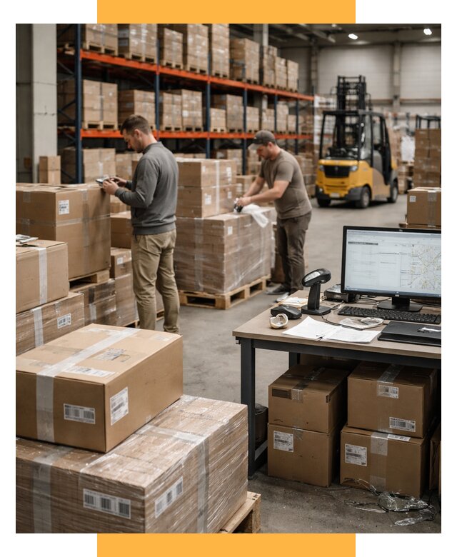 Склад консолидации в Европе от 6979 р., услуги СетСервис-Чбр