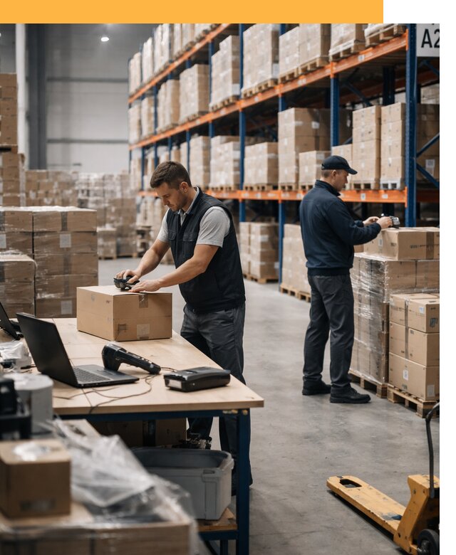 Склад консолидации в Европе: хранение, сортировка от 6979